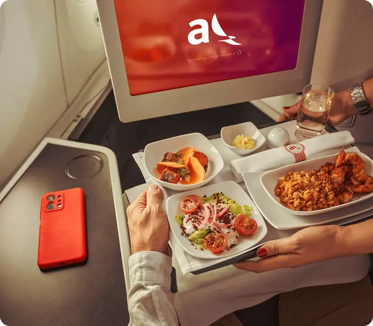 Meals on board
