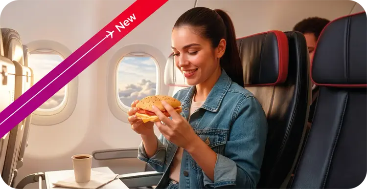 woman eating food