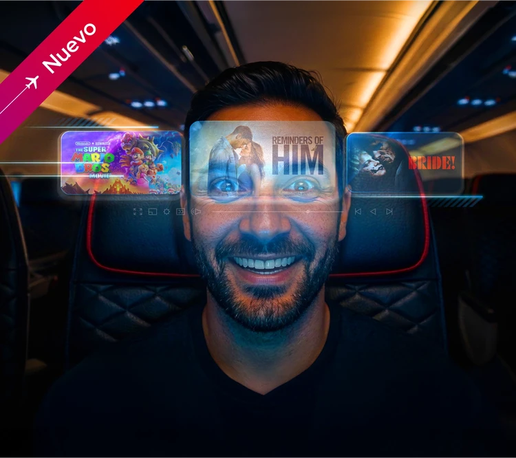 hombre viendo películas