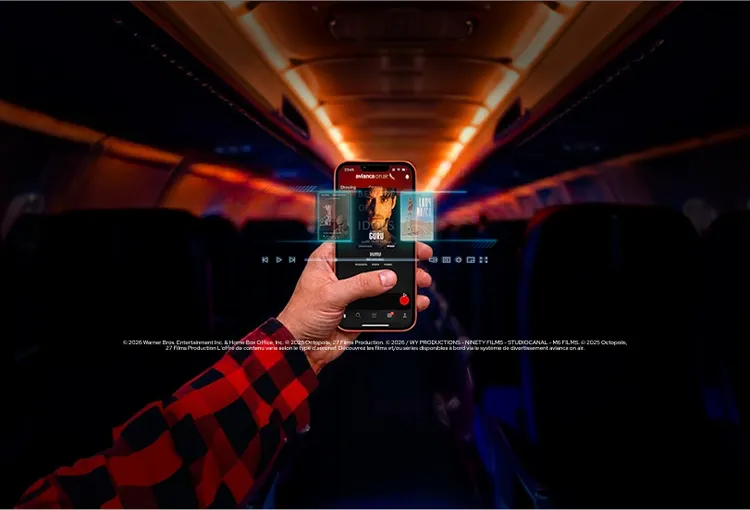 regarder des films depuis l&#39;avion sur ta tablette