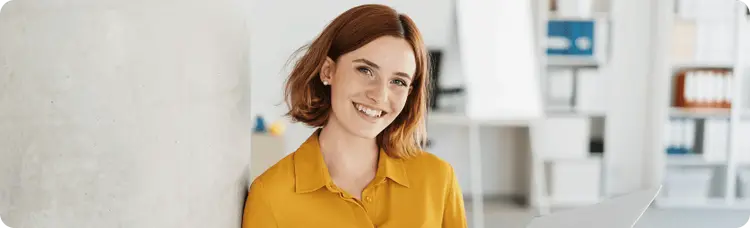 mulher sorrindo